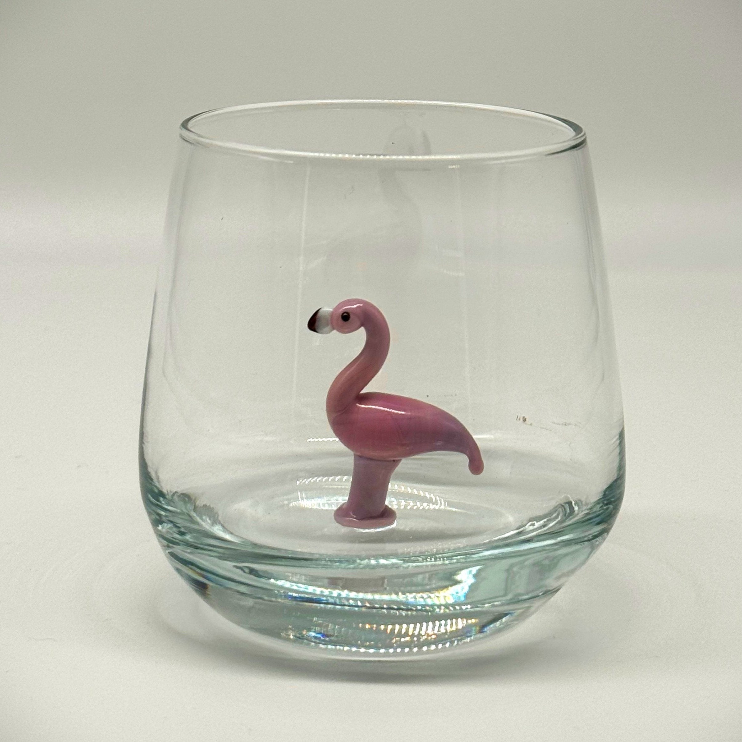 Trinkglas Flamingo