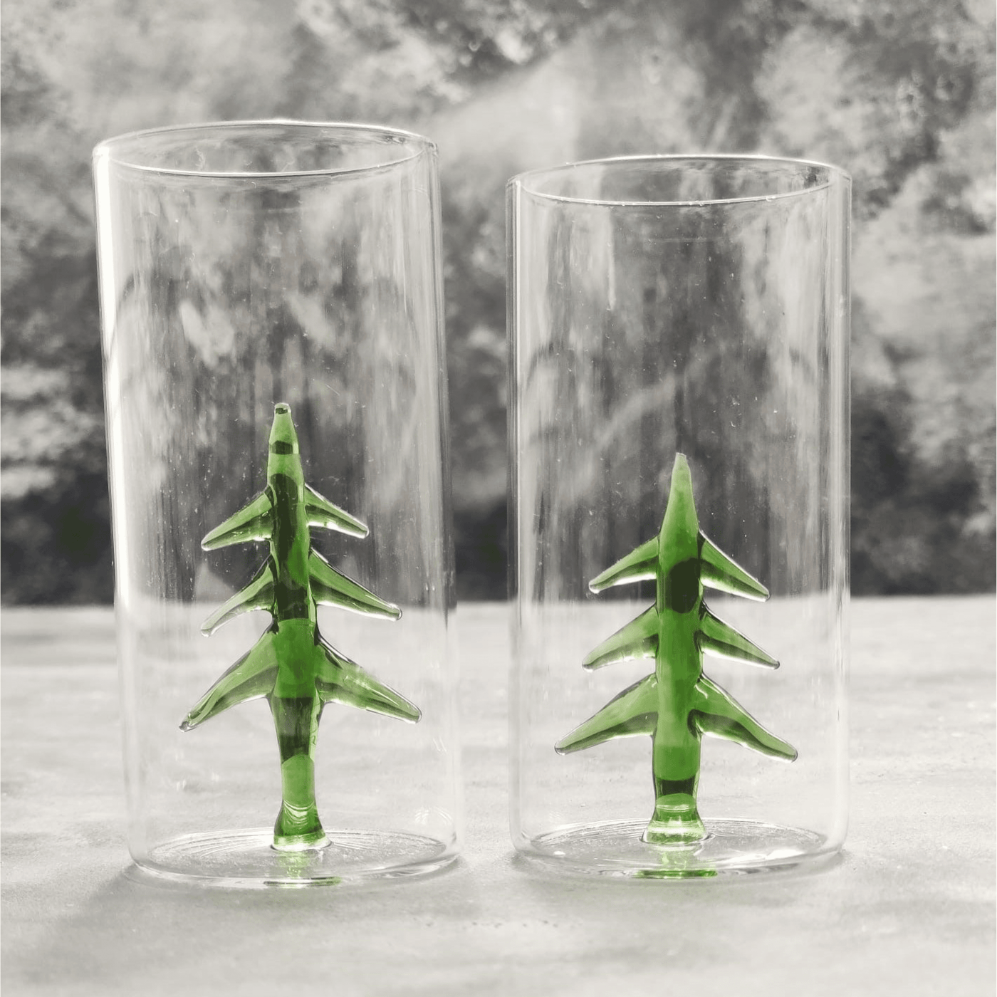 Mini Schnapsglas Tannenbaum Weihnachtsbaum 2er Set