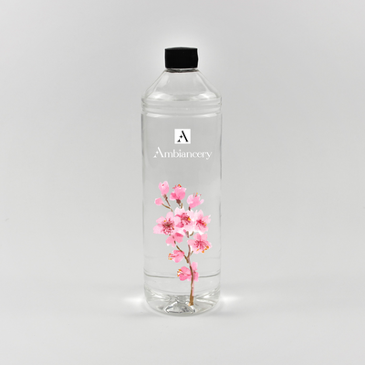 Lampenöl mit Sakura Kirschblüten-Duft | Transparent | 1 Liter