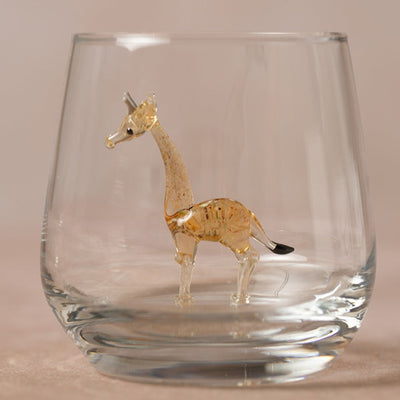 Trinkglas Giraffe